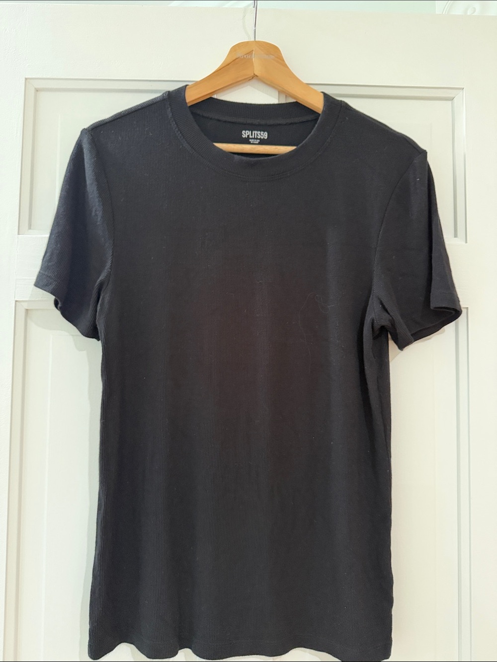 Splits59 Black Short-Sleeve Crewneck Tee